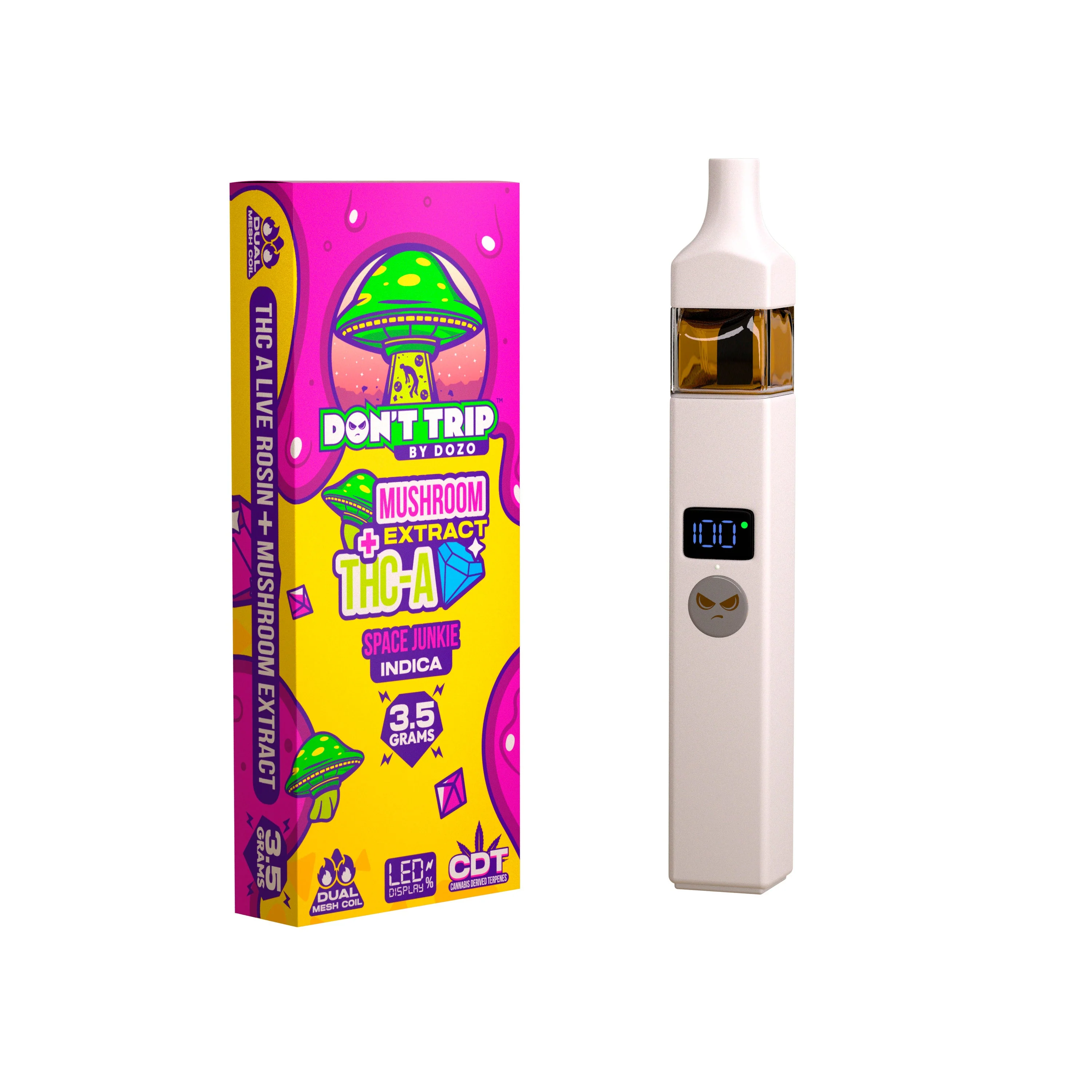3.5g Dozo Don't Trip Mushroom Vape - Image 3