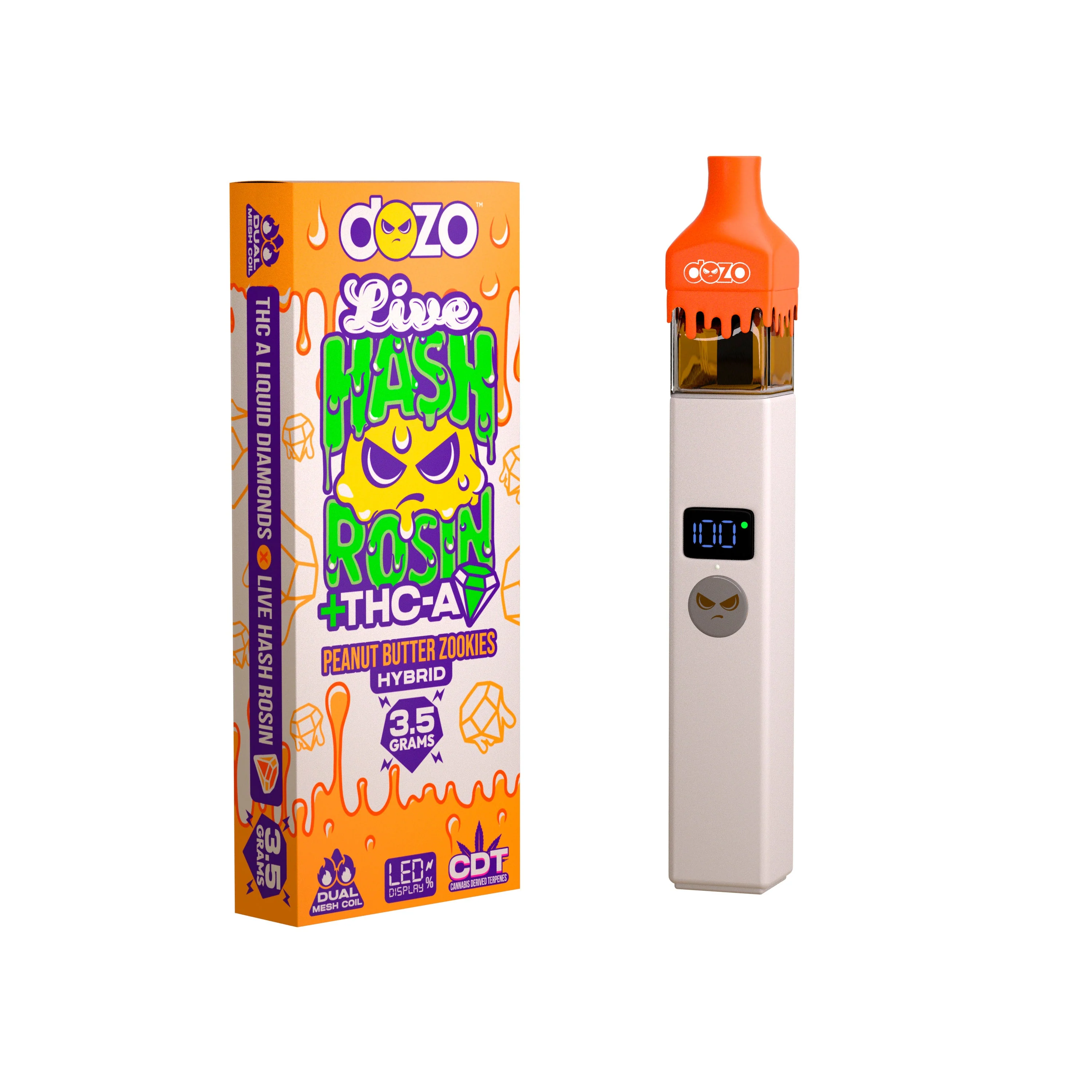 3.5g Dozo Live Hash Rosin THC-A Vape - Image 9