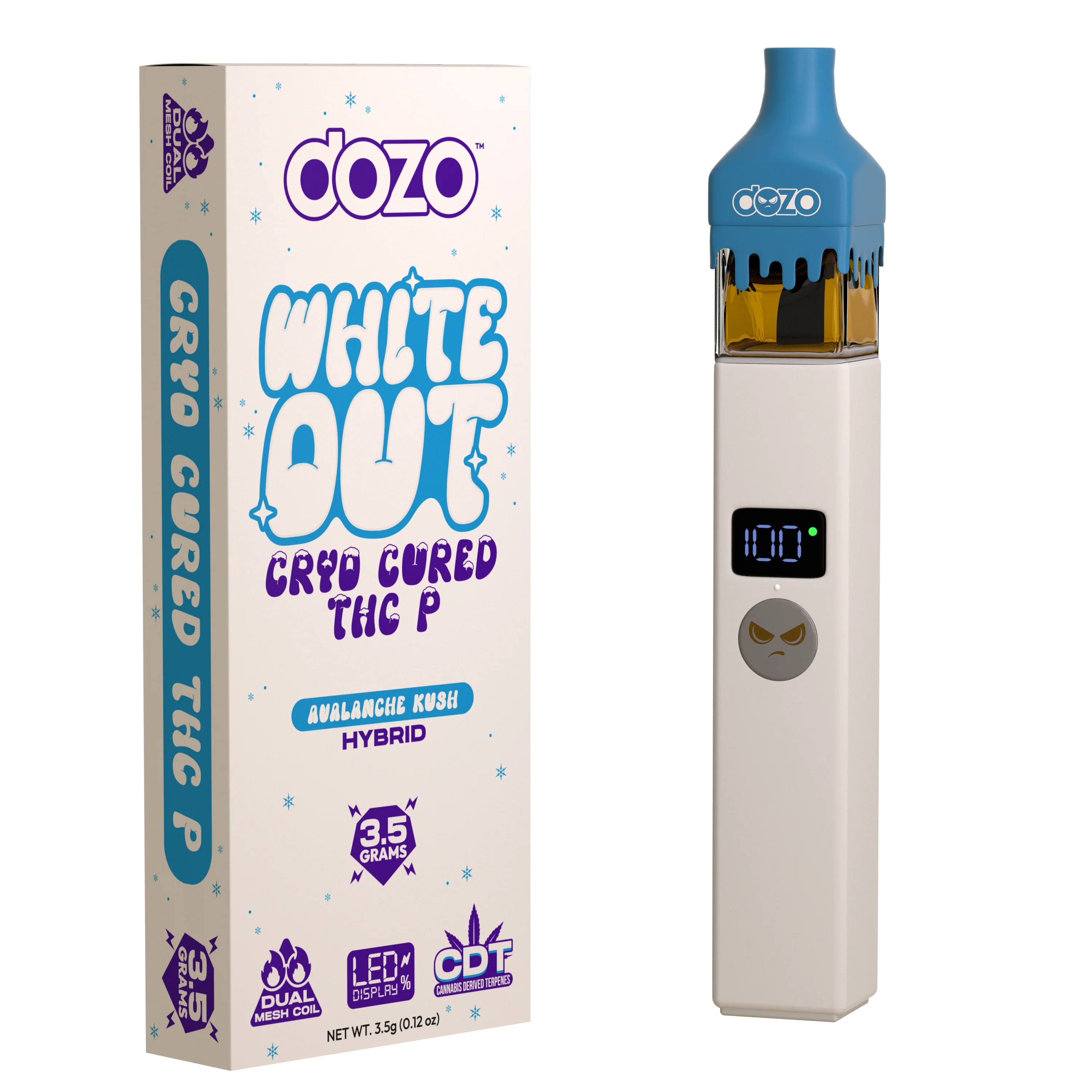 3.5g Dozo White-Out Disposable: Crystal Dream (Hybrid) - Image 6