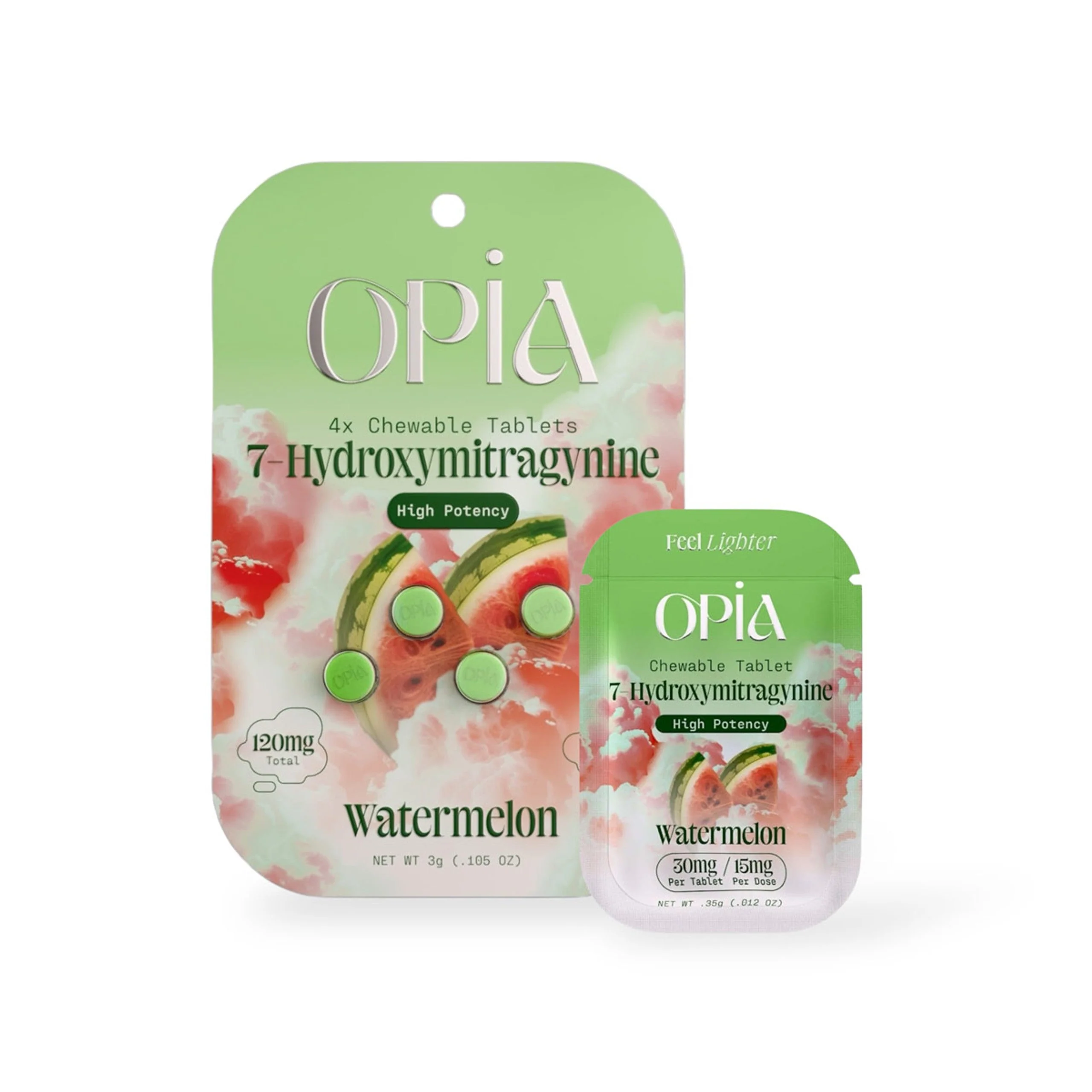 4ct 120mg Opia 7-HYDROXYMITRAGYNINE | 120 mg per Pac | Watermelon - Image 5