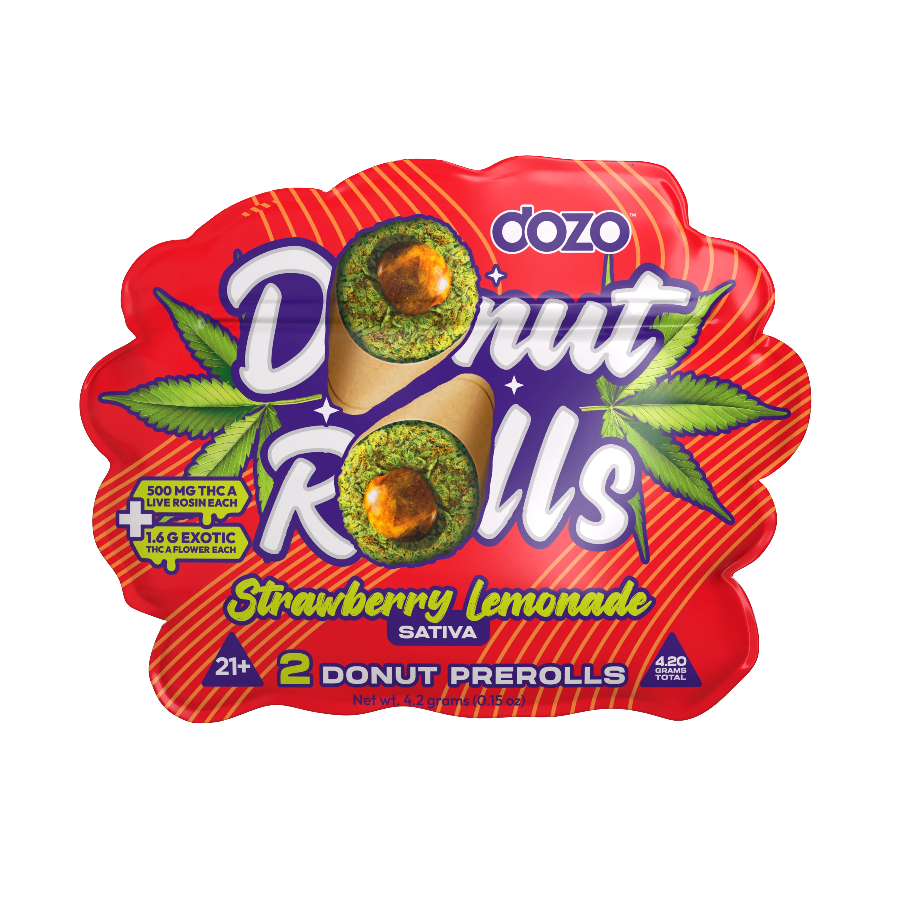 Dozo Donut Prerolls 4.20 g | Glazed Glue (Indica) - Image 6