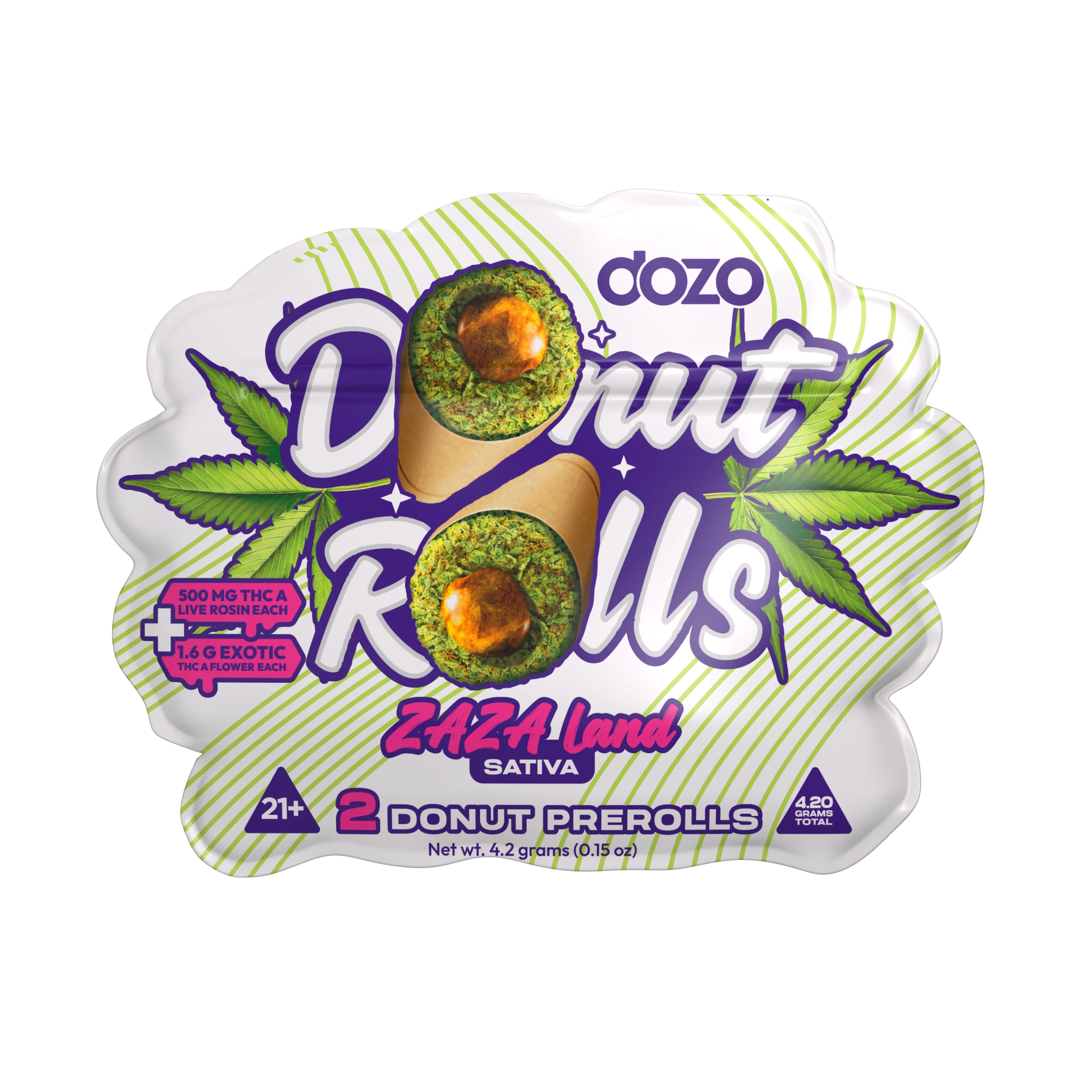 Dozo Donut Prerolls 4.20 g | Lemon Cherry Gelatto (Hybrid) - Image 5