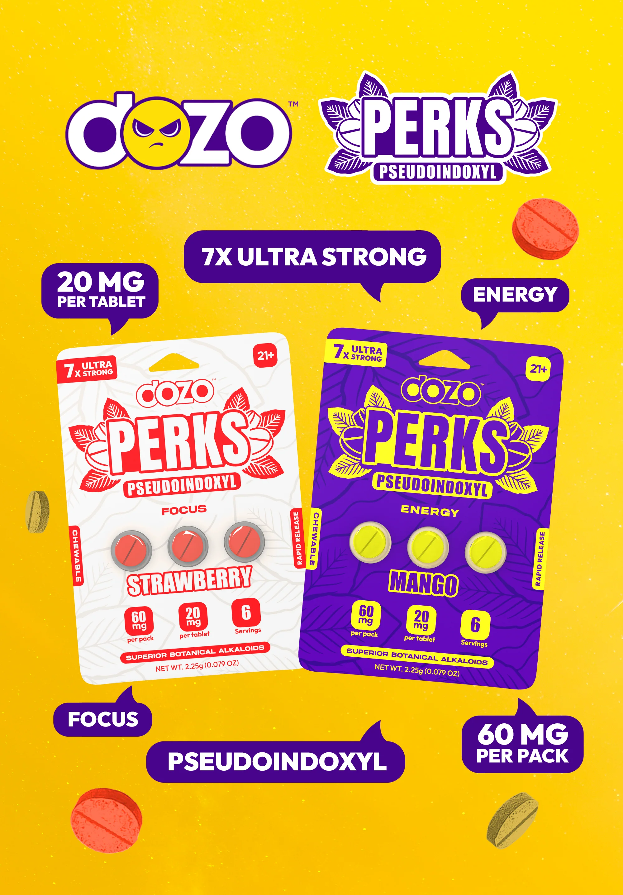 Dozo PERKS PSEUDOINDOXYL | 3ct (60 mg Per Pack) - Image 6