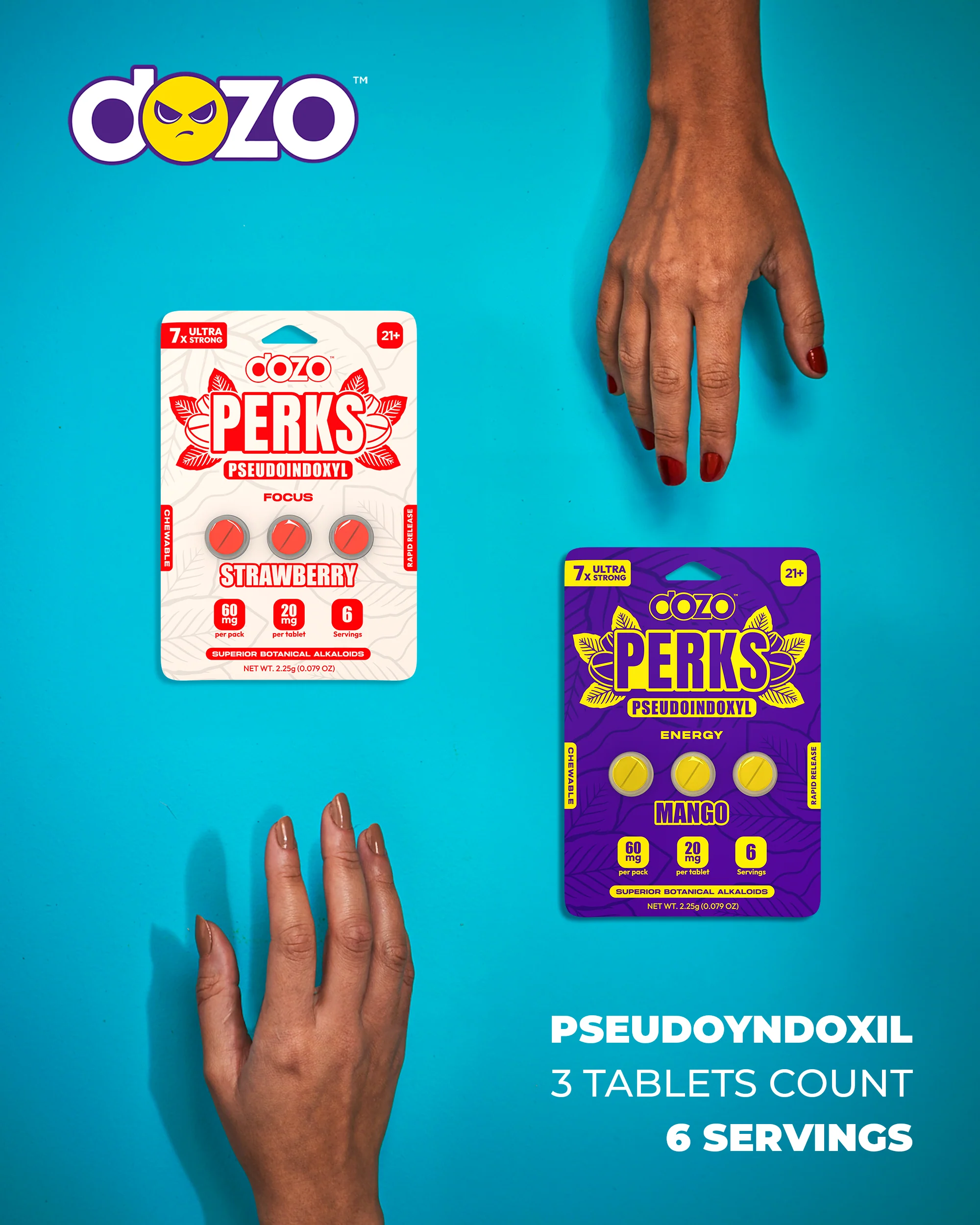 Dozo PERKS PSEUDOINDOXYL | 3ct (60 mg Per Pack) - Image 7